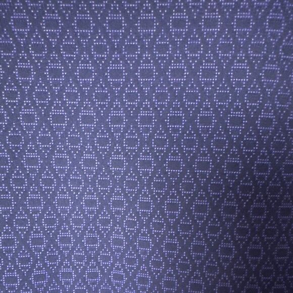 Athleta Momentum Seamless Short Sleeve Tee M Indigo Diamond Pattern Lightweight - Picture 3 of 6